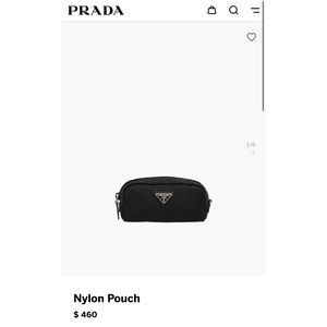 Prada Nylon Makeup Pouch! BRAND NEW ✨